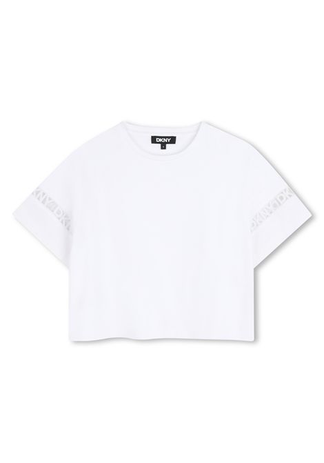 T-shirt con logo DKNY KIDS | D6262310P